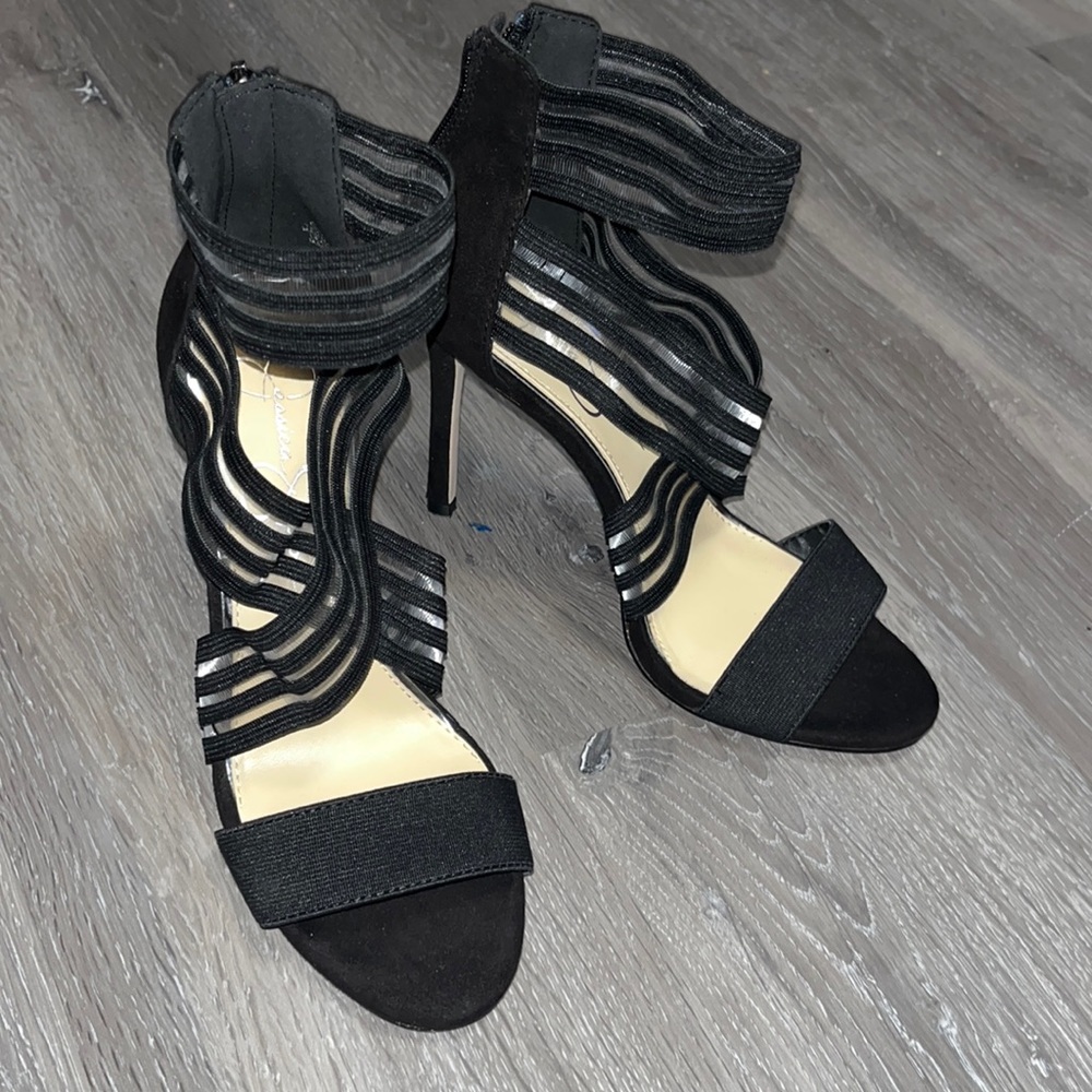 Jessica Simpson strap pumps